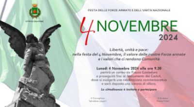 CELEBRAZIONE DEL 4 NOVEMBRE 2024