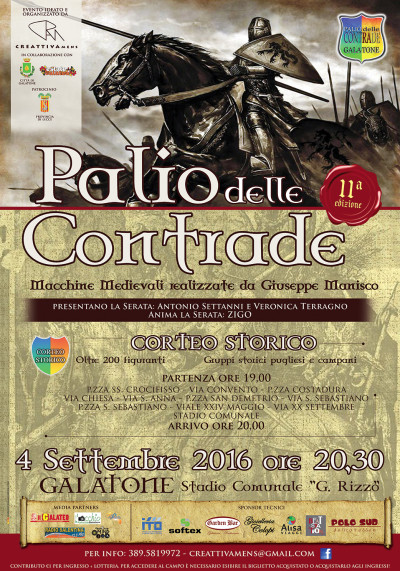 11^ EDIZIONE PALIO DELLE CONTRADE DI GALATONE