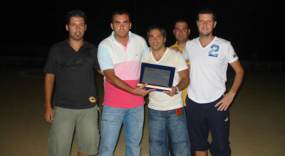 Premiazione del campione Miccoli