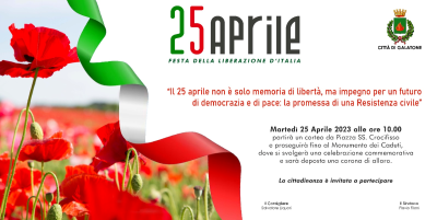Celebrazione Commemorativa del 25 Aprile 