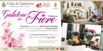 Concorso Galatone in.. fiore 2016