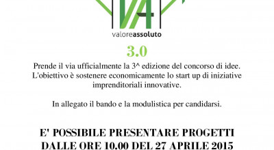 Bando VA Valore Assoluto 3.0 - CCIAA Bari