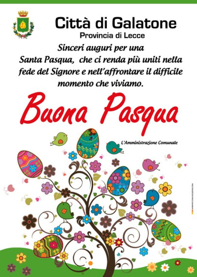 Auguri Pasquali