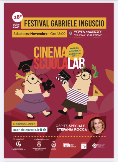 18° Festival del Cortometraggio Scolastico Gabriele Inguscio ...