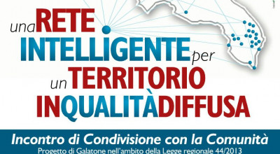 LEGGE REGIONALE 44/2013, INCONTRI DI CONDIVISIONE CON LE COMUNITA’