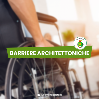 CONTRIBUTI PER IL SUPERAMENTO E L'ELIMINAZIONE DELLE BARRIERE ARCHITETTONICHE...