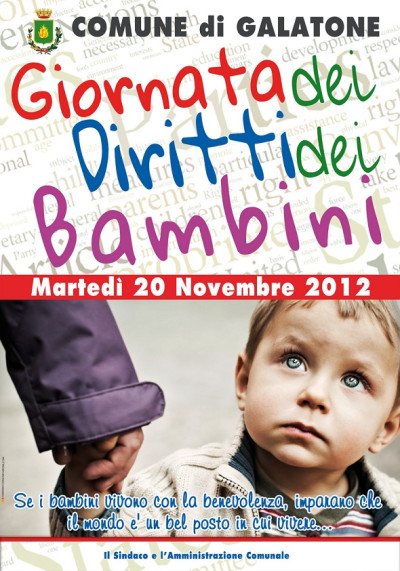 Giornata dei diritti dei bambini