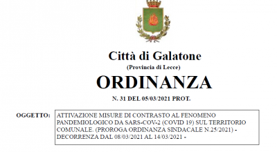 Ordinanza n. 31_ 2021