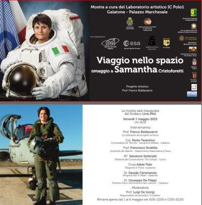 INVITO Viaggio nello spazio - Omaggio a Samantha Cristoforetti